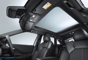 Frameless Panoramic Roof with Electric Shade