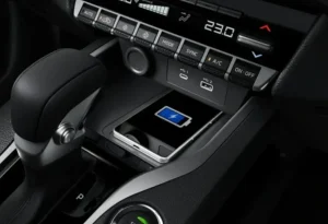 Smartphone Wireless Charger dan USB Port Depan dan Belakang